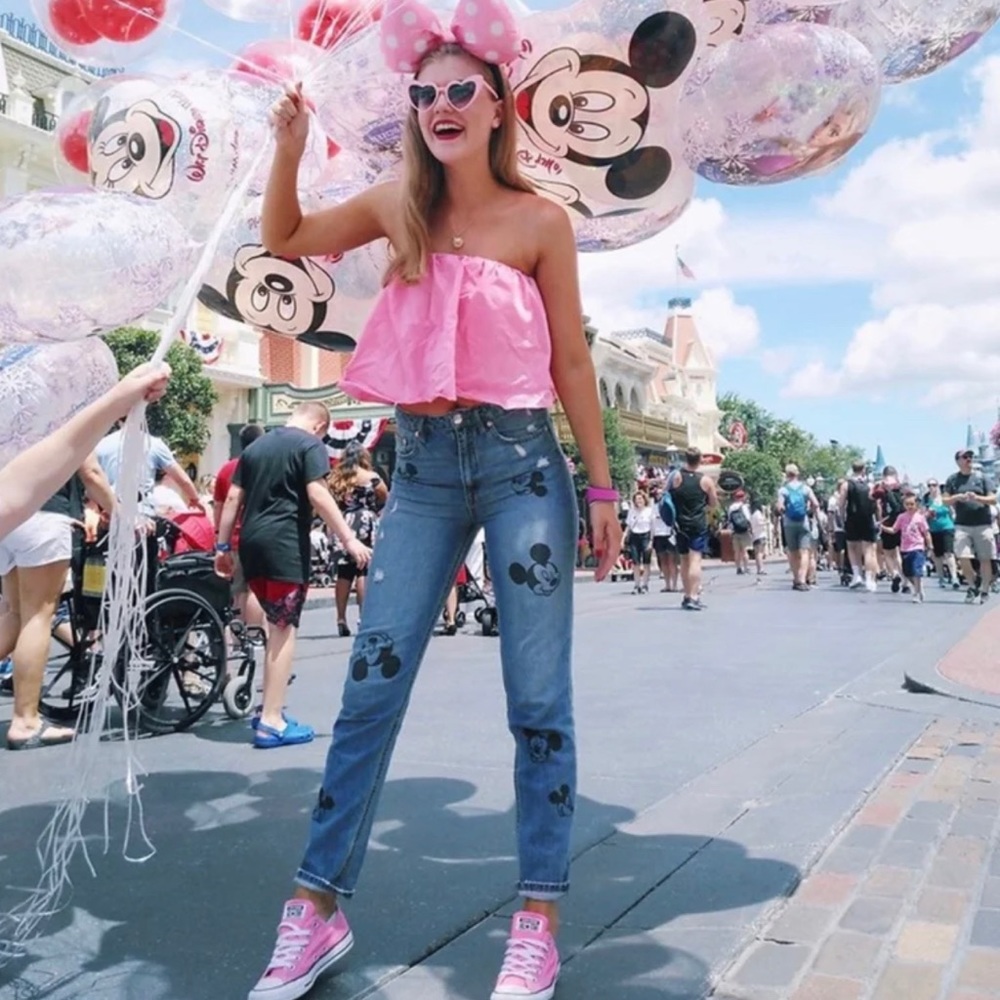 H&M Divided x Disney Mickey Jeans